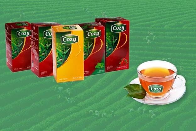 Trà túi lọc Cozy Hương đào50G