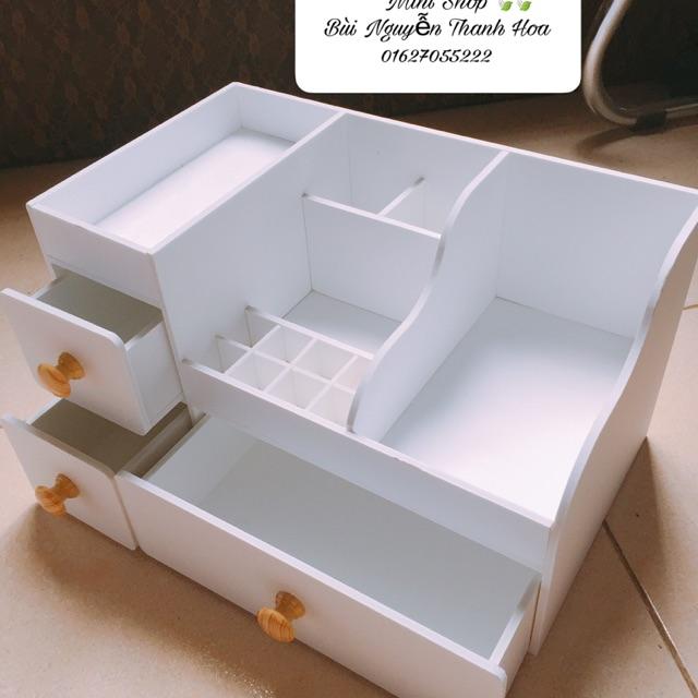 KỆ MỸ PHẨM 3 TẦNG  KHAY ĐỰNG MỸ PHẨM  KHAY SON