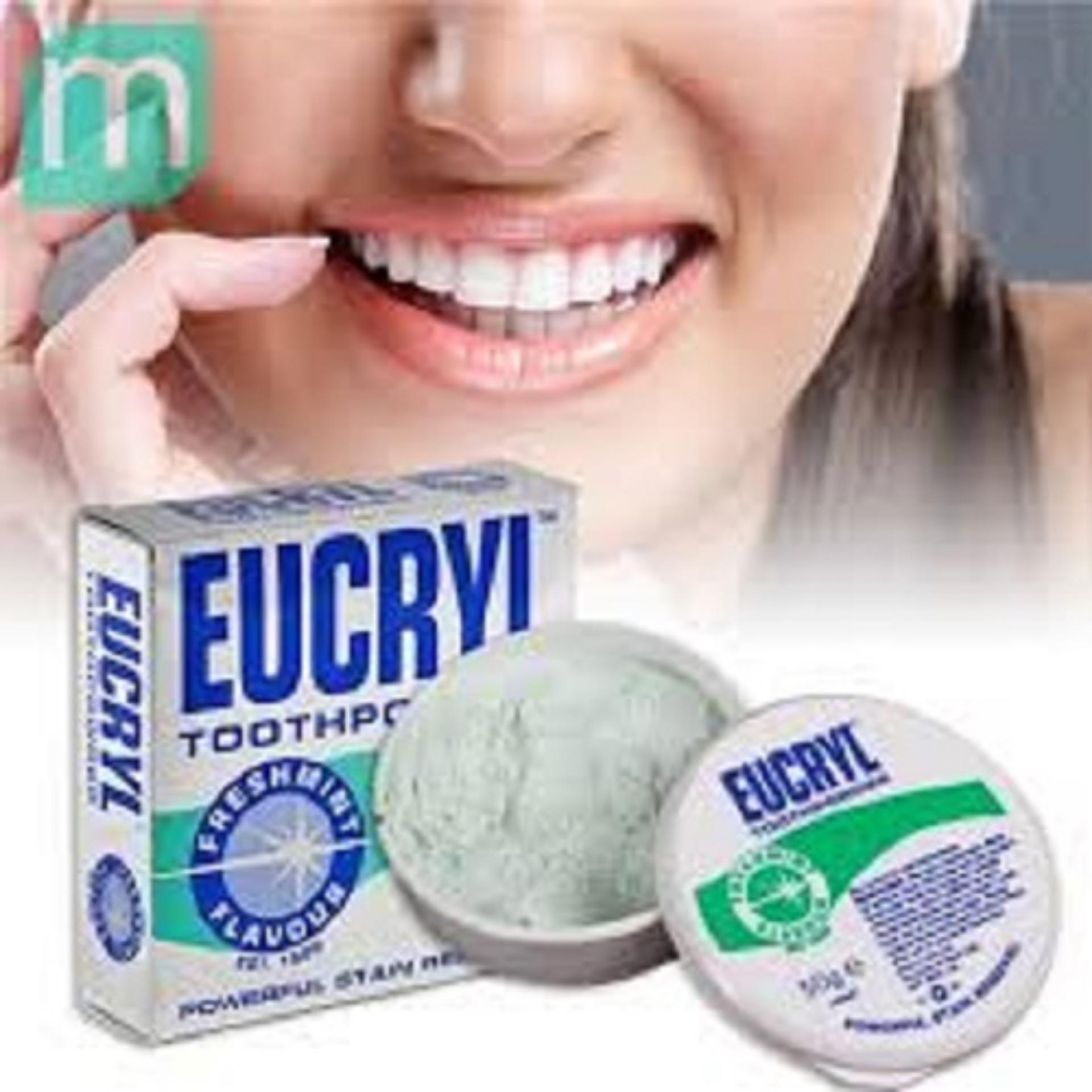 Bột Tẩy Trắng Răng Eucryl | Dùng 1 Tuần 3 Lần Hiệu Quả