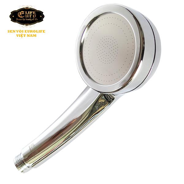 Bộ tay dây sen siêu tăng áp 1 chế độ nước chảy Eurolife EL-112SH-2.jpg