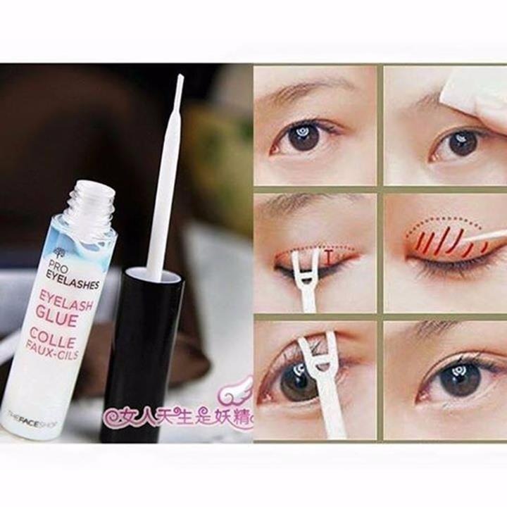 [Hcm]Gel Kích Mí Pro Eyelashes Eyelash Glue The Face Shop