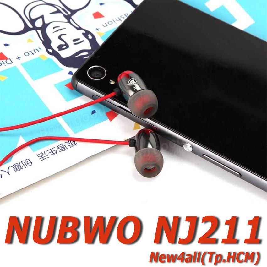 tai nghe Nubwo NJ211 tai nghe nhet tai, tai nghe cho iphone, samsung