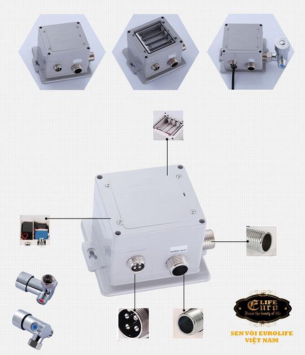 Vòi Lavabo cảm ứng dùng điện và pin tiểu Eurolife EL-A100-1.jpg