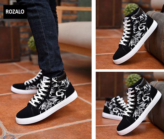 Giày cổ cao thời trang nam Rozalo RM6509B-Đen6.jpg