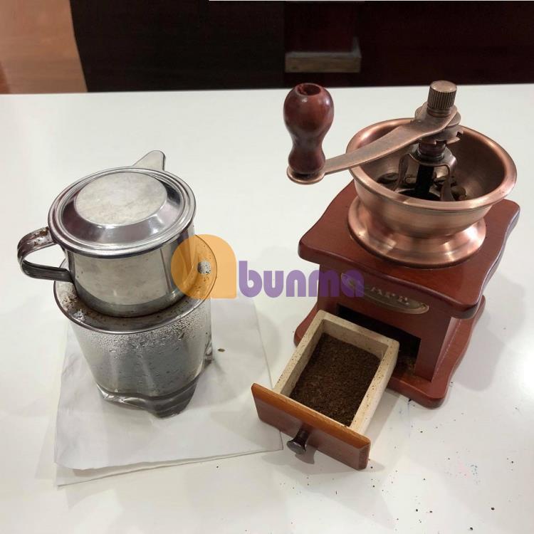 (Sale sốc) Máy xay cafe mini Cối xay cà phê hạt quay tay máy nghiền coffe