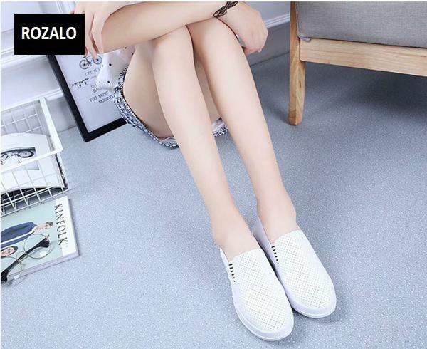 Giày Lười Nữ Rozalo Rwg61512w (Trắng)