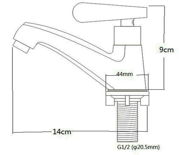 Vòi Lavabo lạnh Inox SUS 304 Eurolife EL-122 -8.jpg
