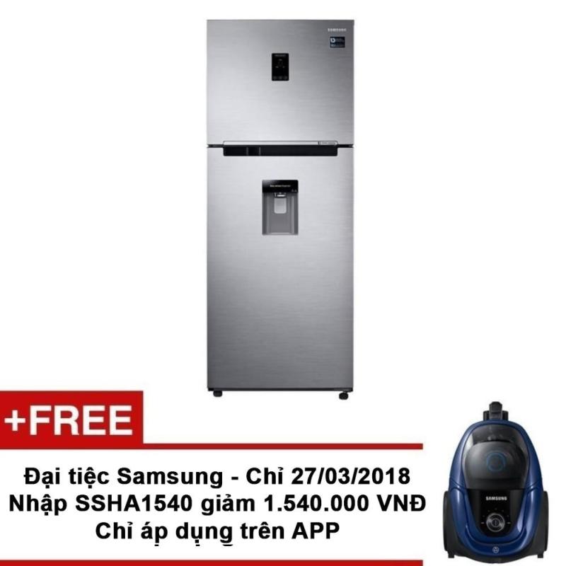 Tủ lạnh Samsung hai cửa Twin Cooling Plus RT35K5982S8/SV 322L + Tặng Máy hút bụi Samsung model VC18M3110VB/SV trị giá 2.290.000VNĐ