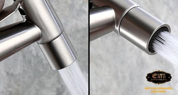 Bộ tay xịt vệ sinh Inox SUS 304 Eurolife EL-X05 -5.jpg