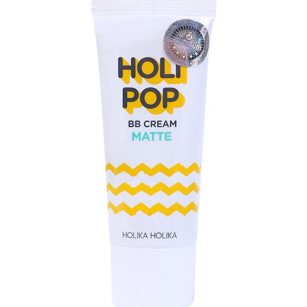 [Hcm]Kem Trang Điểm Bb Cho Da Nhờn Holika Holika Holi Pop Bb Cream #01 Matte Spf30/Pa++ - 30Ml