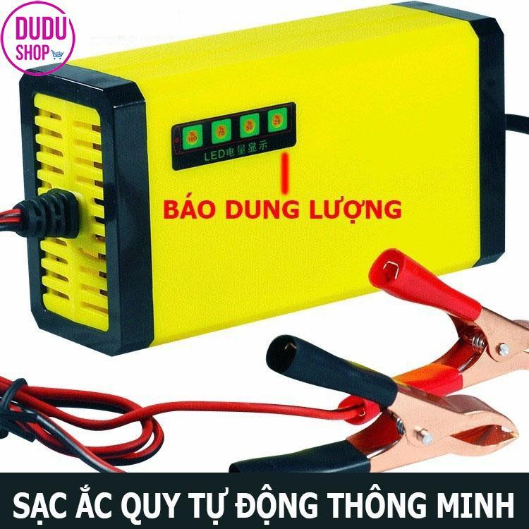 xac binh ac quy ắc quy ô tô Bộ sạc bình acquy 12v 2A thông minh tự động ngắt khi đầy sạc bình ắc quy