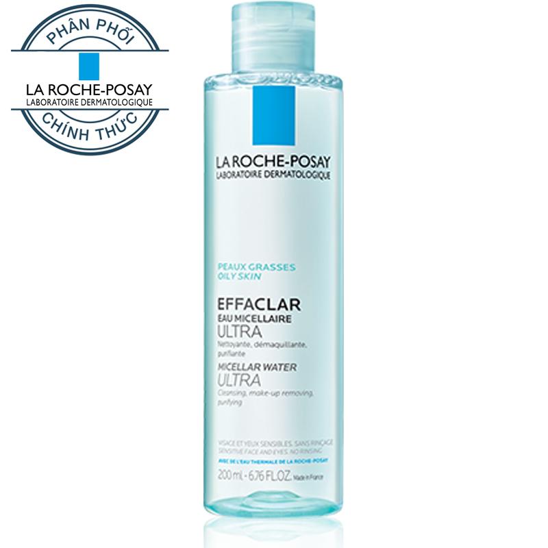 [Hcm]La Roche Posay - Nước Tẩy Trang Và Làm Sạch Sâu Cho Da Dầu Nhạy Cảm 200Ml - Micellar Water Aultra Oily Skin 200Ml