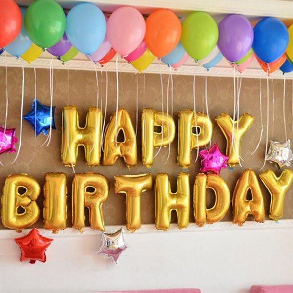 Bán buôn bóng bay trang trí sinh nhật Happy birthday