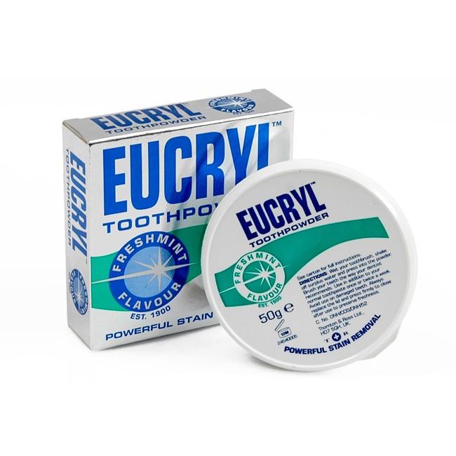 [Hcm]Bột Tẩy Trắng Răng Eucryl Toothpowder Chính Hãng