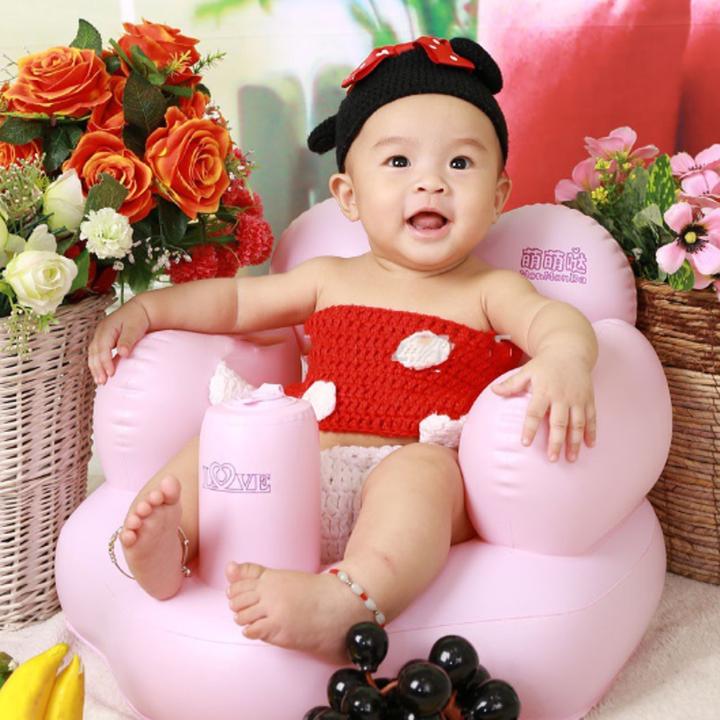 [HCM]Ghế Hơi Tập Ăn Dặm Cho Bé MARKETVIETNAM Tiện Lợi