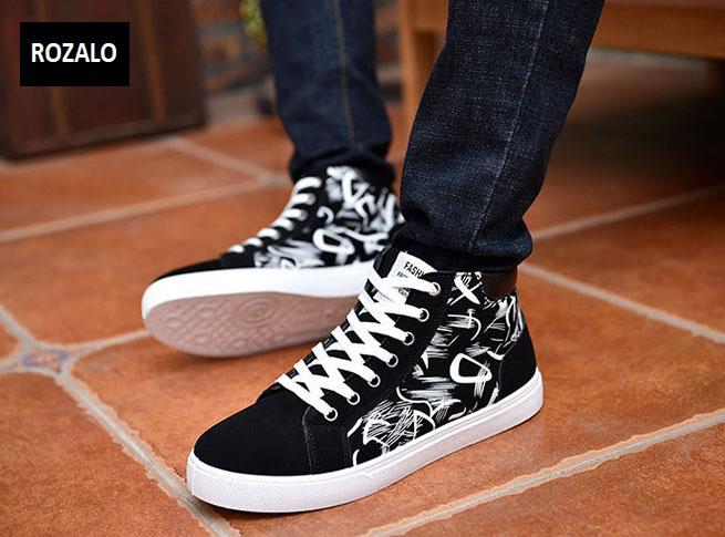 Giày cổ cao thời trang nam Rozalo RM6509B-Đen.jpg
