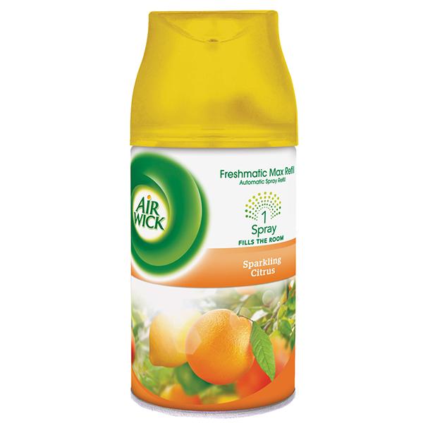 Bình xịt thơm phòng Airwick Freshmatic Refill 250ml (hương cam).jpg