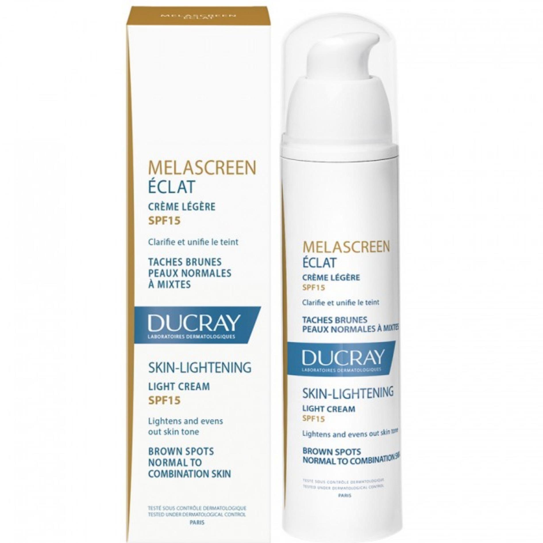 Ducray Kem Dưỡng Sáng Da Melascreen Eclat Light Cream Skin Lightening Spf15 40Ml