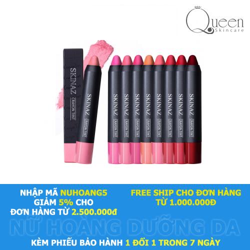 Son Môi Cao Cấp Crayon Tint Skinaz Hàn Quốc Không Chì