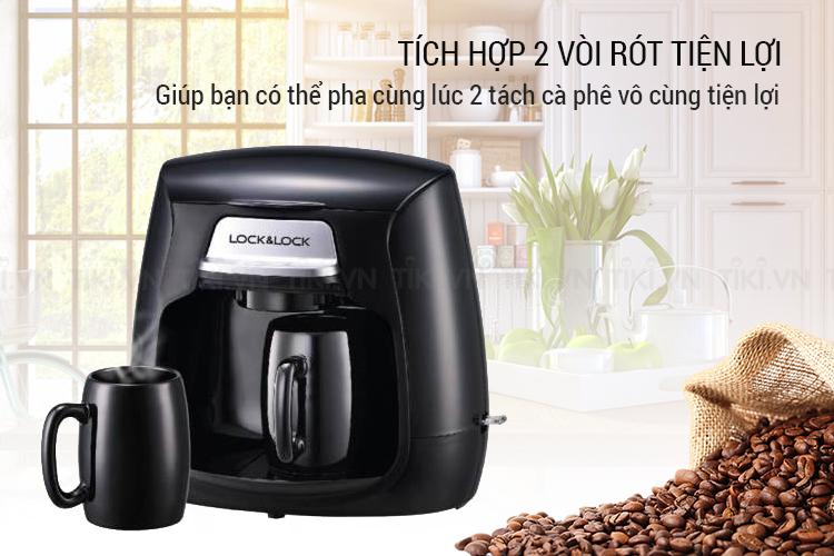Máy Pha Cà Phê Lock&Lock ELCM-202 (0.3L) - Đen