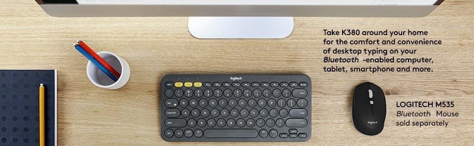 Bàn phím Bluetooth đa thiết bị Logitech K380 (Đen) - Hãng phân phối chính thức 8.jpg