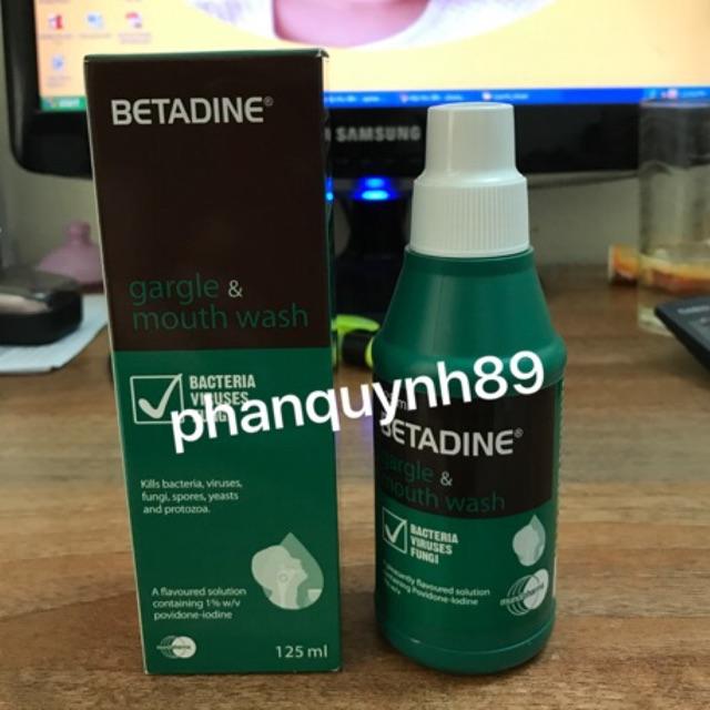 Dung Dịch Súc Miệng Betadine