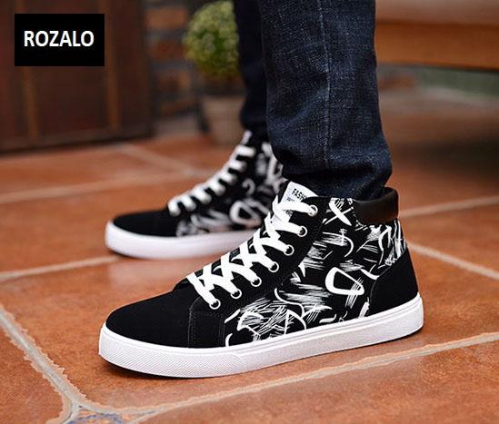 Giày cổ cao thời trang nam Rozalo RM6509B-Đen2.jpg