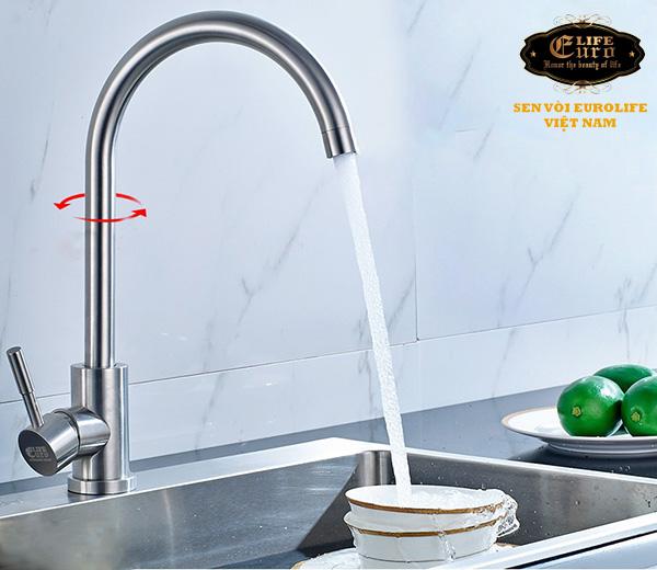 Vòi rửa chén nóng lạnh Inox SUS 304 Eurolife EL-T003-20.jpg
