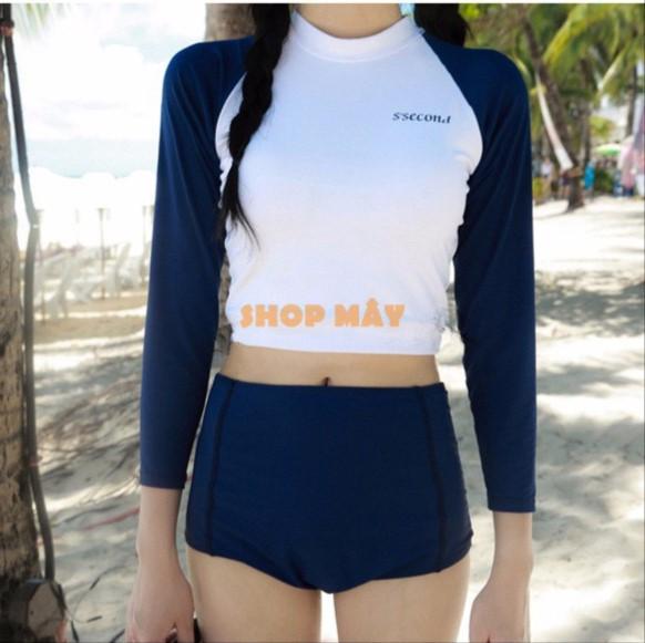 Đồ Bơi 2 Mảnh Tay Dài AT062 Shop Mây