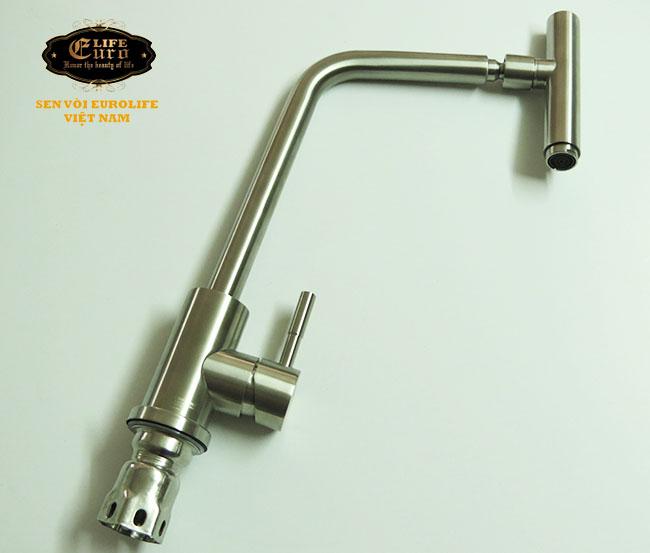 Vòi rửa chén nóng lạnh Inox SUS 304 Eurolife EL-T031-.jpg