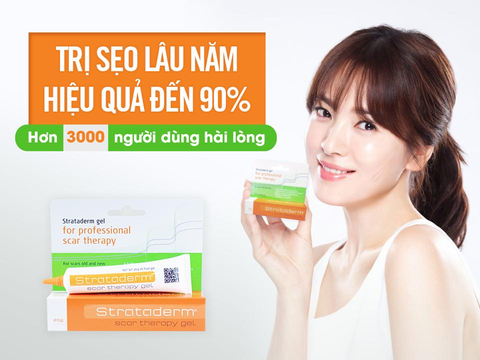 [Hcm]Gel Trị Sẹo Strataderm Tuýp Màu Cam 5G