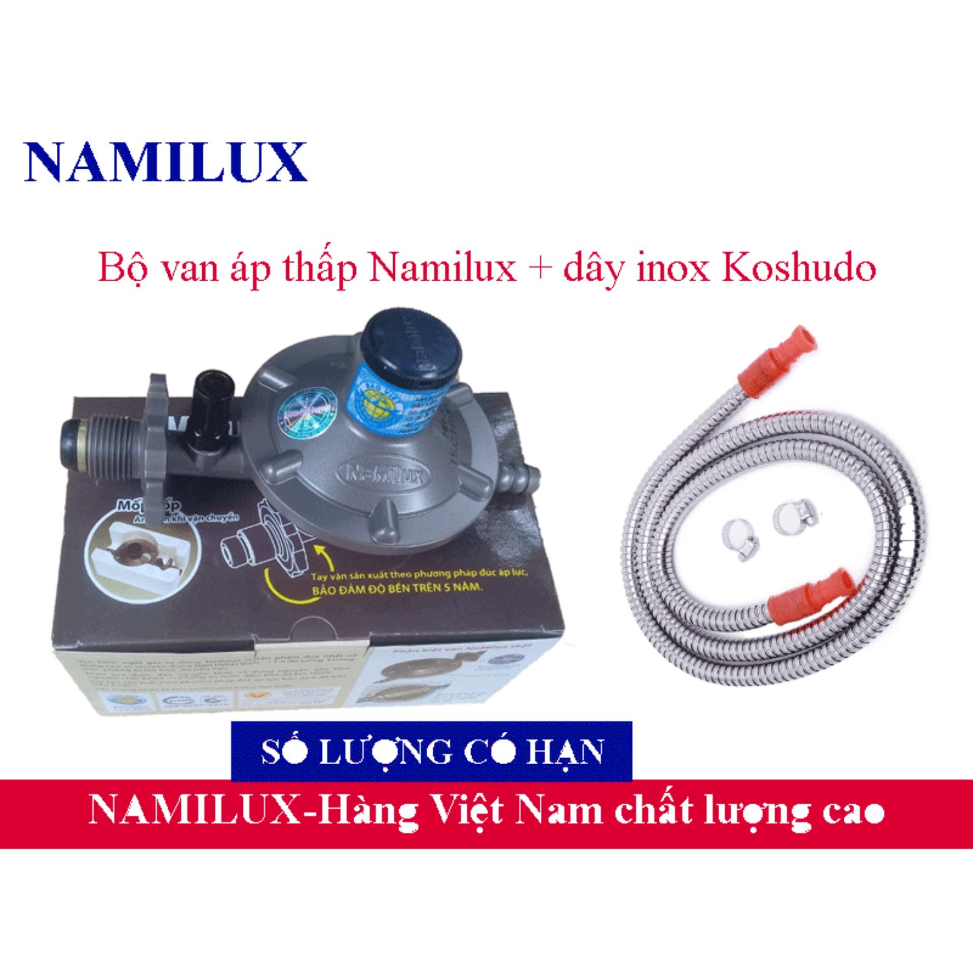 [HCM]Van gas tự động Namilux NA-337S Dây inox Koshudo