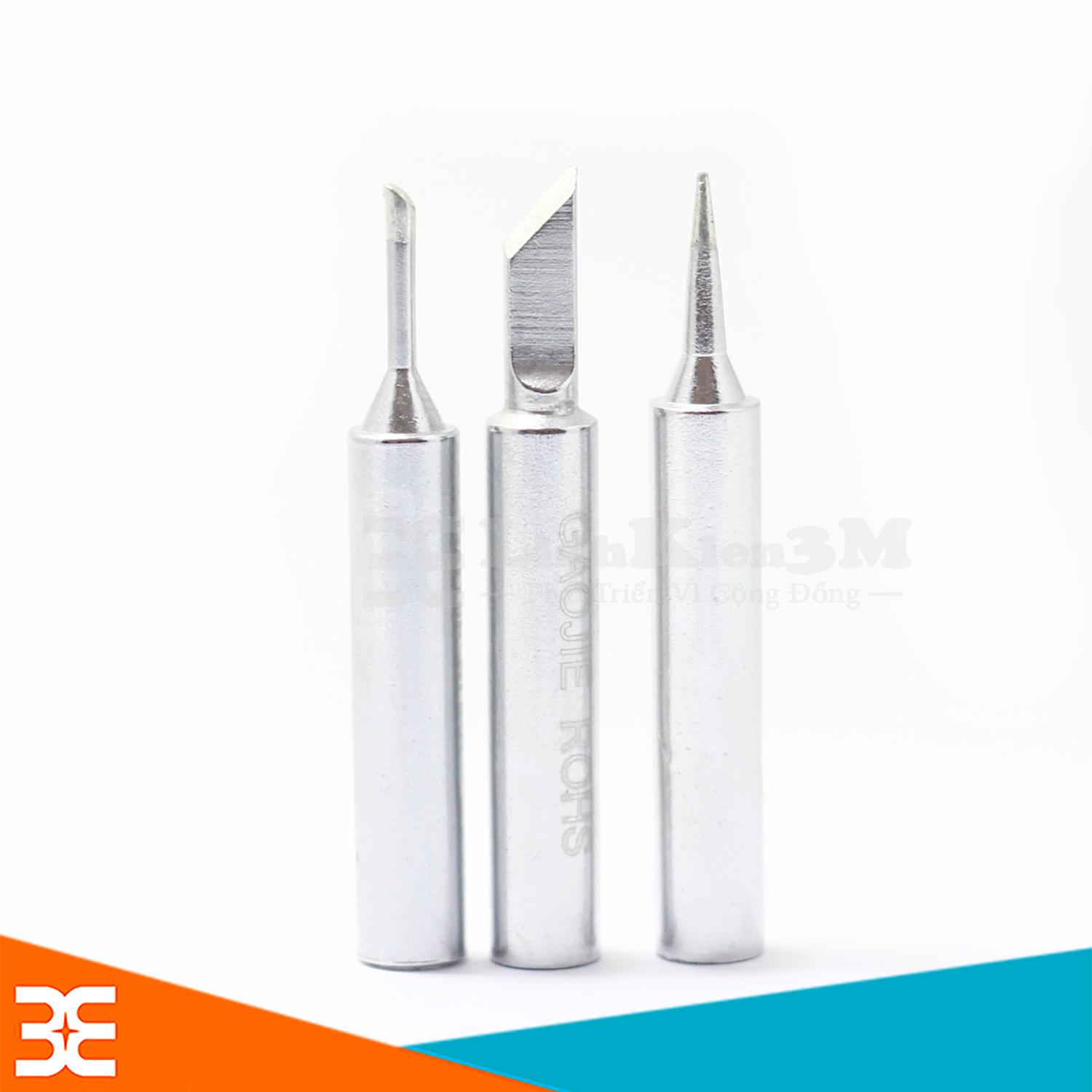 Combo 3 Mũi Hàn 907 T-K T-I T-2C ( Dùng Cho Tay Hàn Điều Chỉnh Nhiệt Độ NO.907 )