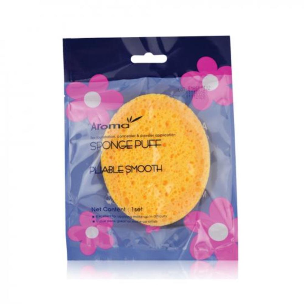 Bông Rửa Mặt Bọt Biển Massage Aroma Sponge Puff Hàn Quốc 7G