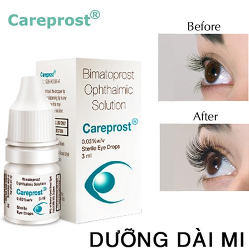 Gel Dưỡng Mi Dưỡng Lông Mày Bimatoprost Careprost Ấn Độ 5Ml