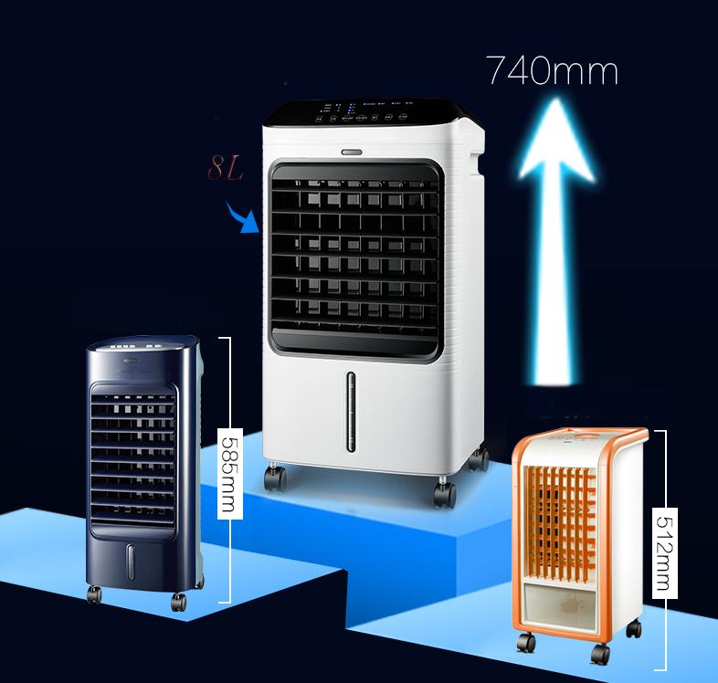 Quạt hơi nước đứng cao cấp Aucma Air Cooler làm mát không khí nhiệt độ - 4