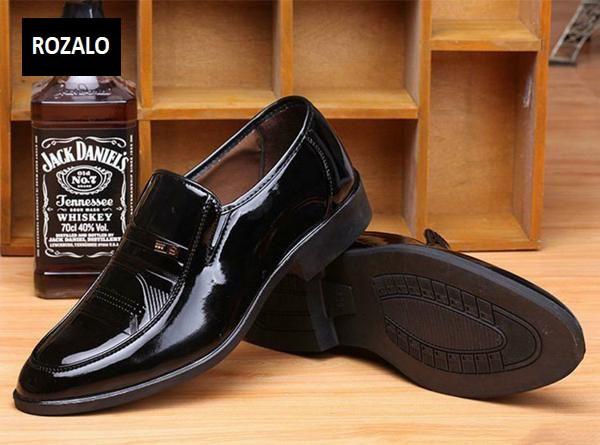 Giày tây nam Rozalo RMG8251B-Đen