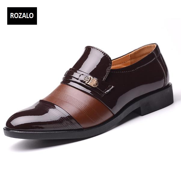 Giày tây nam cao cấp kiểu xỏ Rozalo RM56353