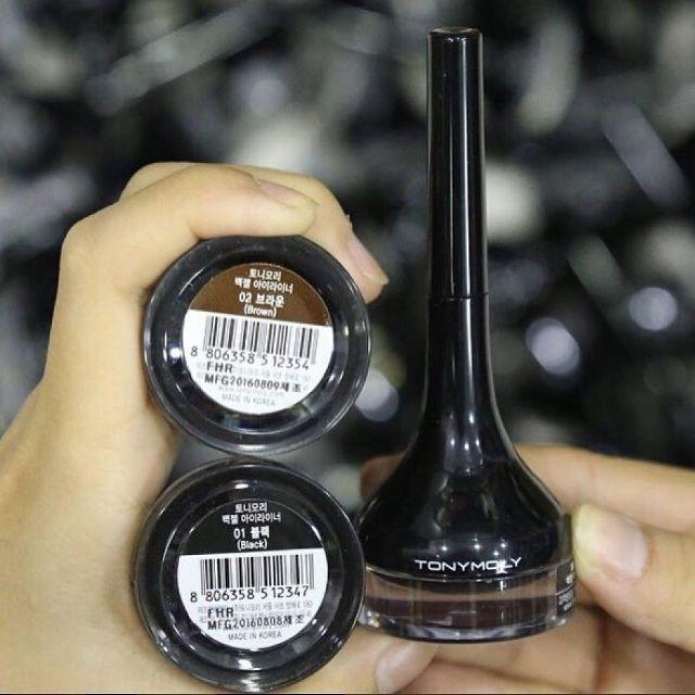 [Hcm]Gel Kẻ Mắt Tony Moly Backstage Gel Eyeliner - 01 Đen