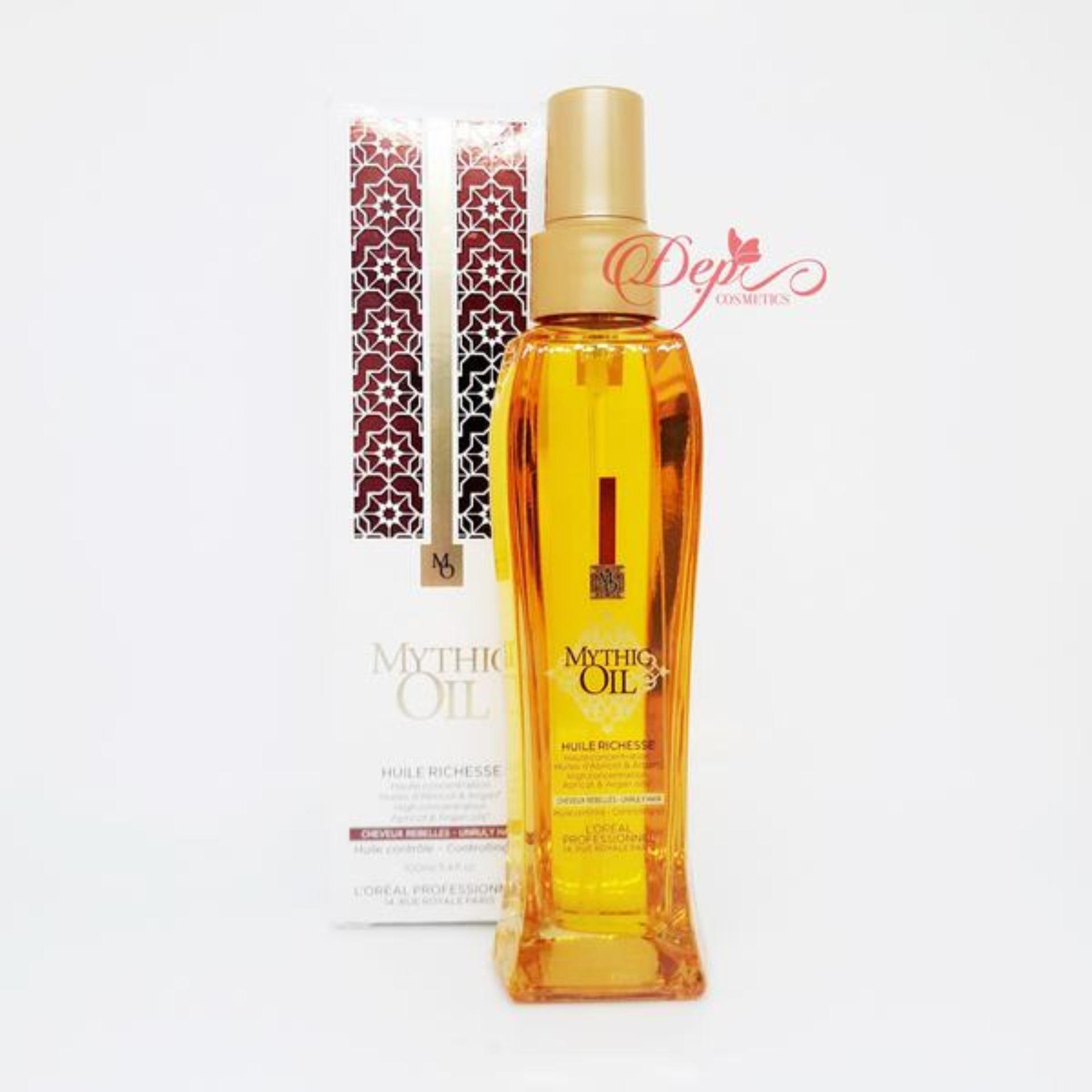 [Hcm]Tinh Dầu Dưỡng Tóc Cao Cấp Loreal Mythic Oil Huile Radiance Coloured Hair 100Ml