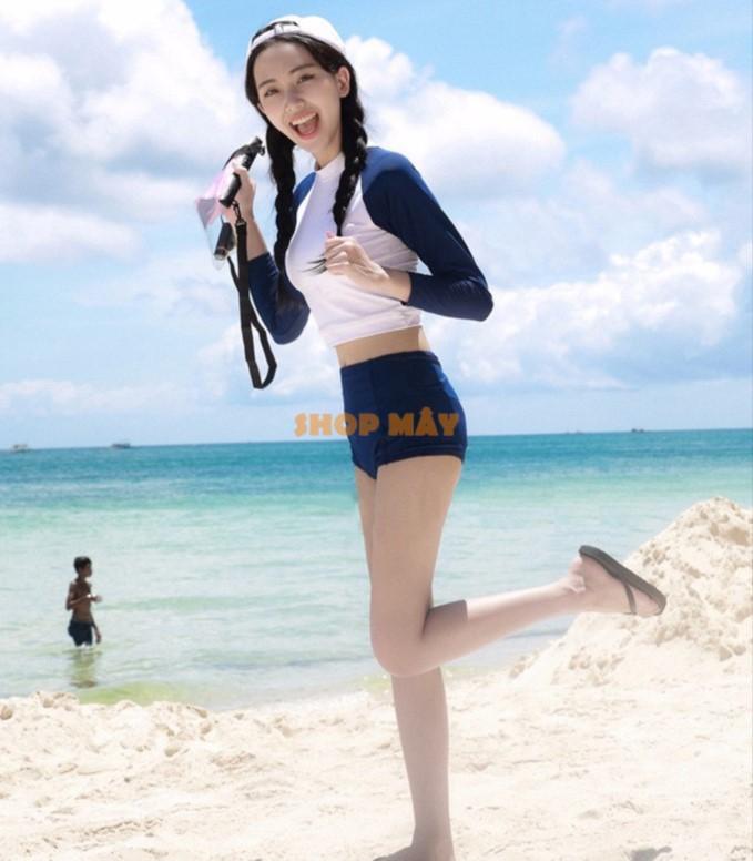 Đồ Bơi 2 Mảnh Tay Dài AT062 Shop Mây