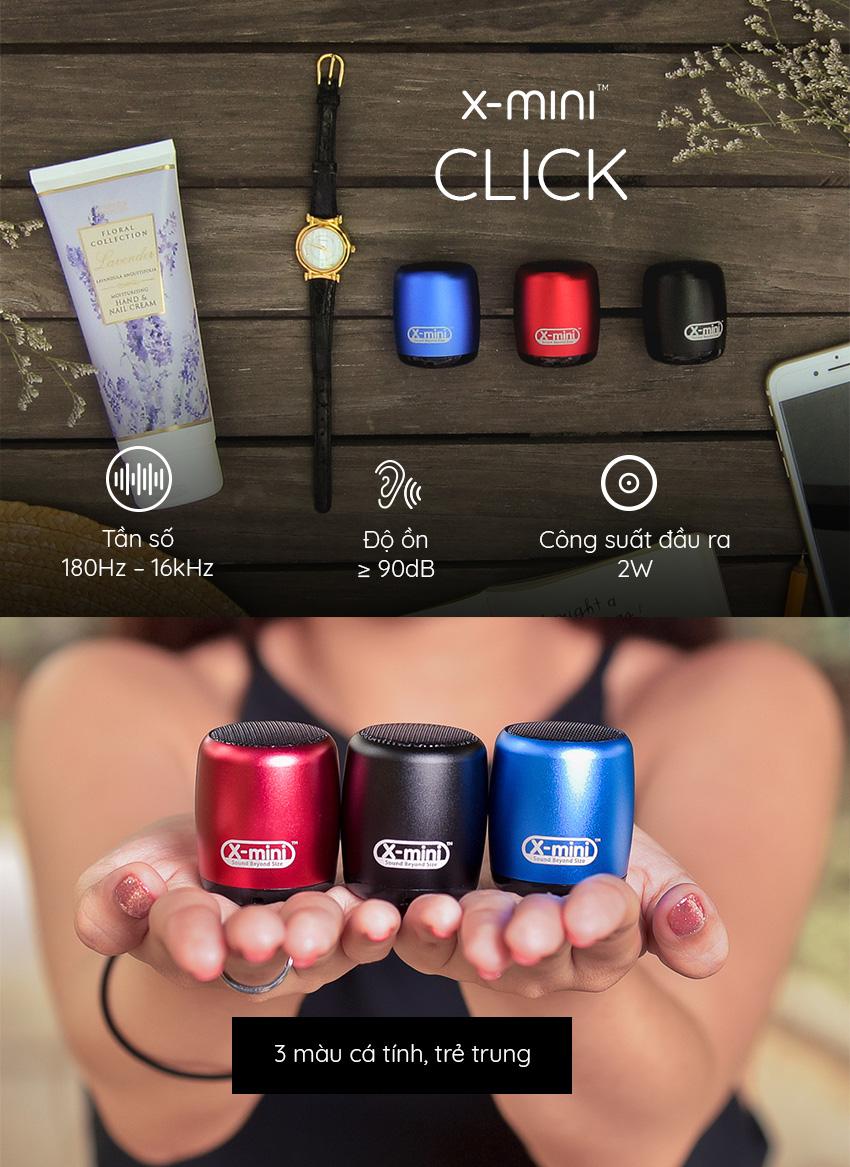 Loa Bluetooth X-mini™ CLICK - Đen