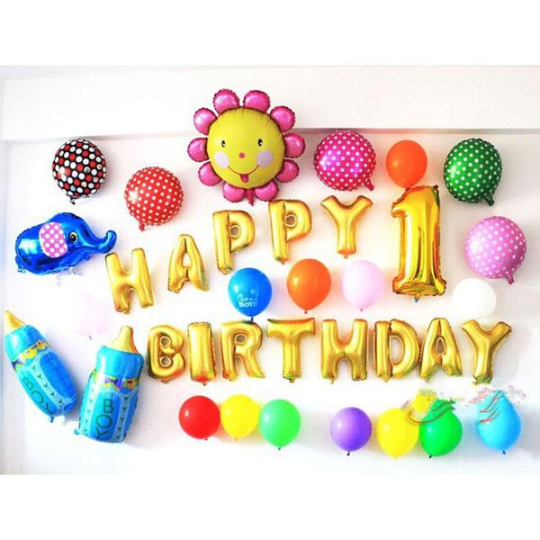 Bóng bay trang trí sinh nhật Happy birthday