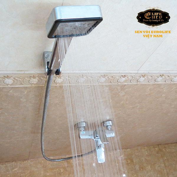 Bộ tay dây sen siêu tăng áp 1 chế độ nước chảy Eurolife EL-113SH-3.jpg