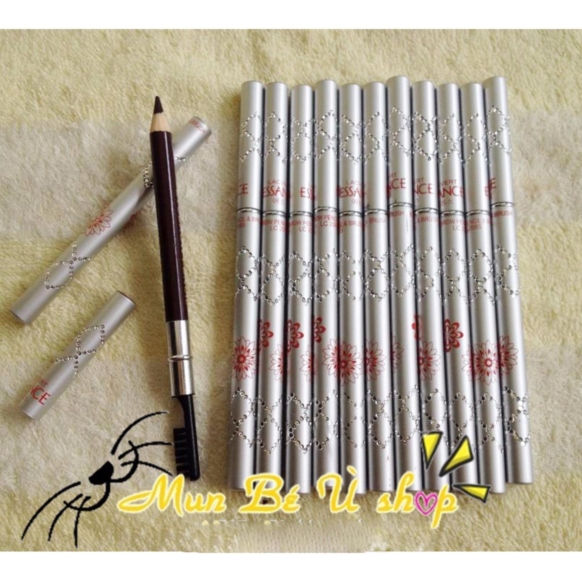 Chì Kẻ Mày Lacvert Essance Eyebrow Pencil & Brush Hàn Quốc 6G (Bk003 Nâu)