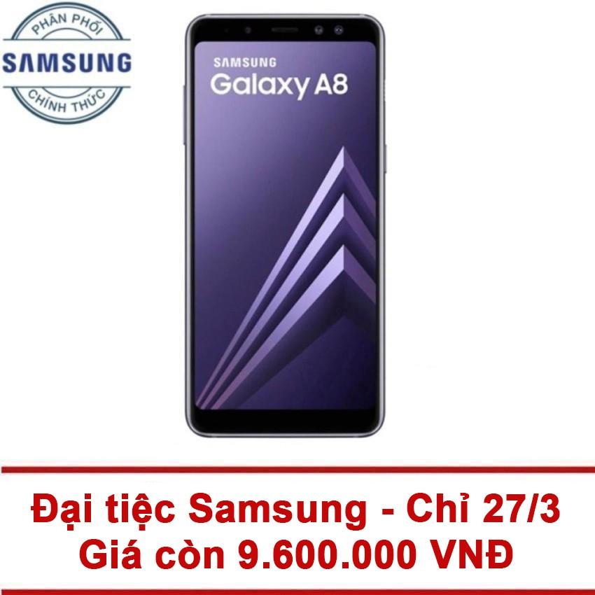 Samsung Galaxy A8 32GB RAM 4GB 5.6inch (Tím xám) - Hãng phân phối chính thức