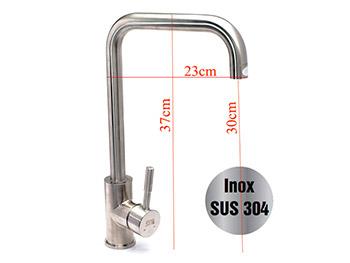 Vòi rửa chén nóng lạnh Inox SUS 304 Eurolife EL-T001-KT.jpg