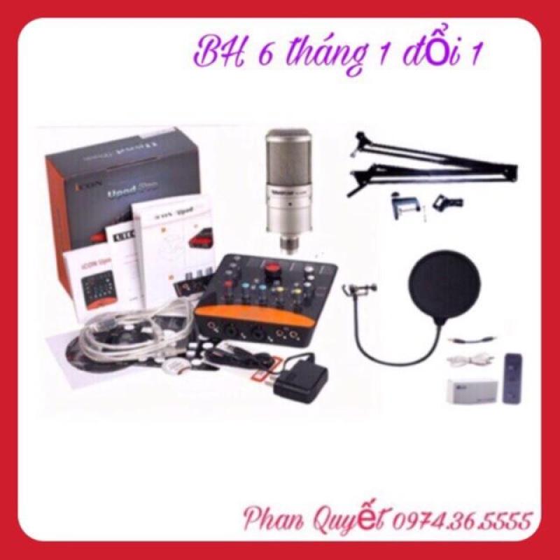 Bộ Combo Livestream Míc Takstar PC-K200- Card Icon Upod.Pro- Dây Live MA1- Màng Lọc Âm- Chân Kẹp Míc