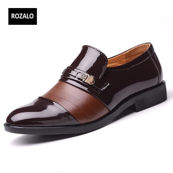 Giày tây nam cao cấp kiểu xỏ Rozalo RM56353