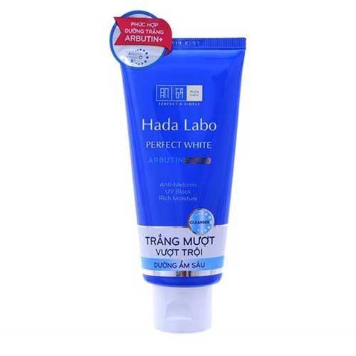 Kem Rửa Mặt Dưỡng Trắng Hada Labo Perfect White 80Gram